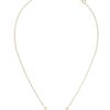 Колие от неръждаема стомана с висулка с циркони GUESS