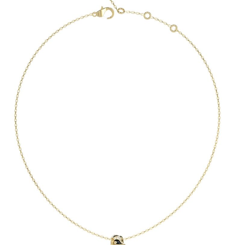 Колие от неръждаема стомана с кристали GUESS