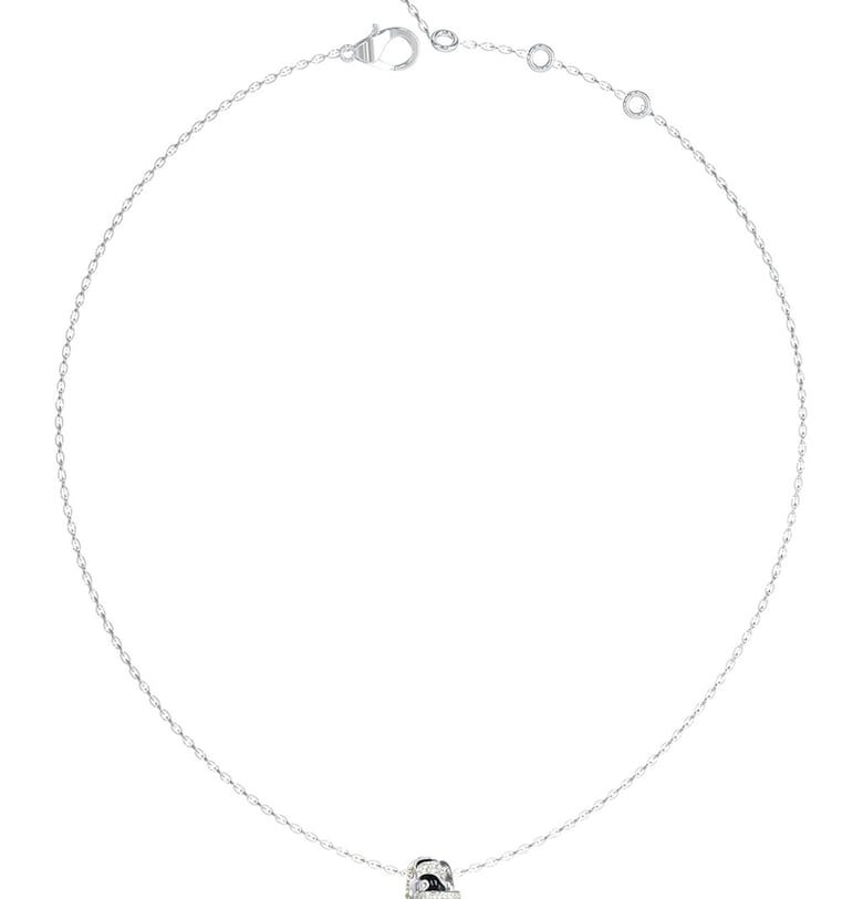 Колие от неръждаема стомана с кристали GUESS