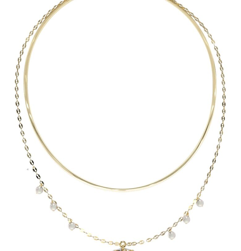 Колие от неръждаема стомана с лого GUESS