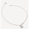 Колие от неръждаема стомана със сърцевидна висулка GUESS