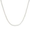 Колие от сладководни перли - Бял Valero Pearls