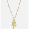 Колие от стерлингово сребро с висулка Meks Jewels