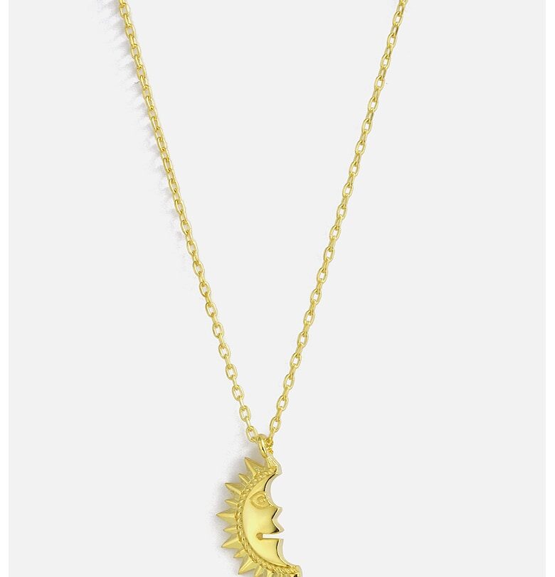 Колие от стерлингово сребро с висулка Meks Jewels