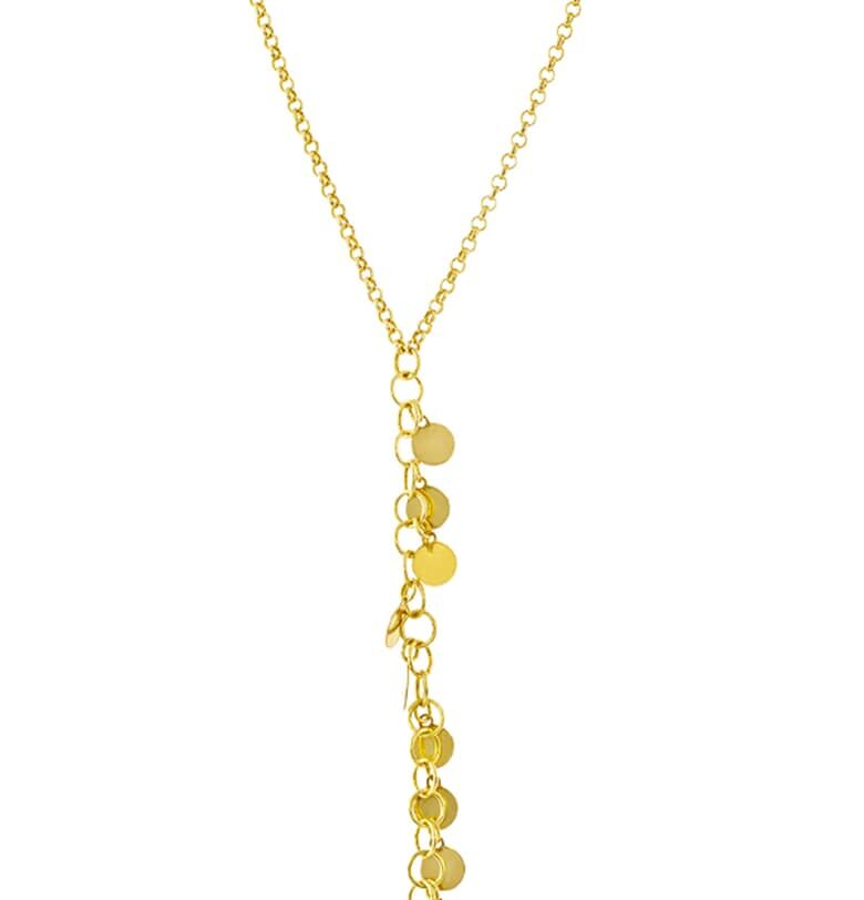 Колие от стерлингово сребро с покритие от 18K злато Loisir by Oxette