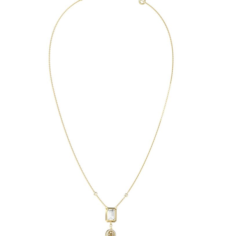 Колие с висулка с кристали GUESS