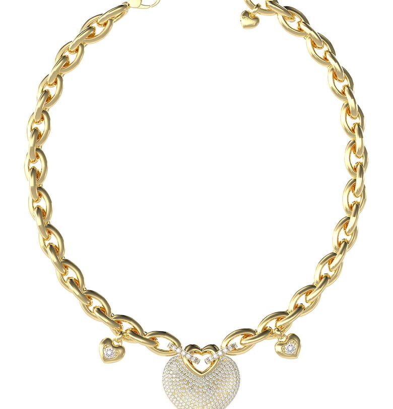 Колие с кристали GUESS