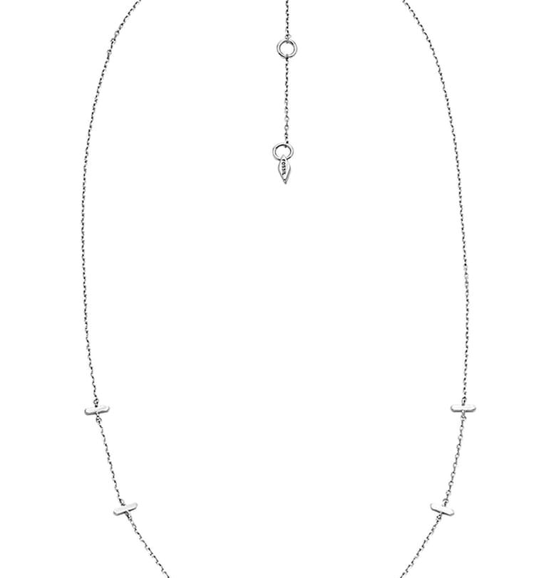 Колие с овални елементи Fossil