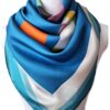 Копринен шал с фигурален принт ROZMARIN CONCEPT