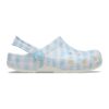 Крокс с пепит и каишка на петата Crocs