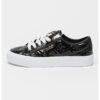 Лачени маратонки с лого GUESS
