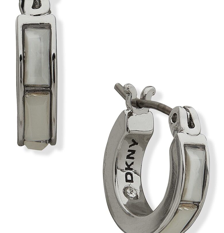 Месингови обеци DKNY