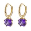 Обеци Gifting с позлата от 18K и циркони OXETTE