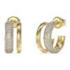 Обеци UBE05197 Jungle Circle от неръждаема стомана GUESS