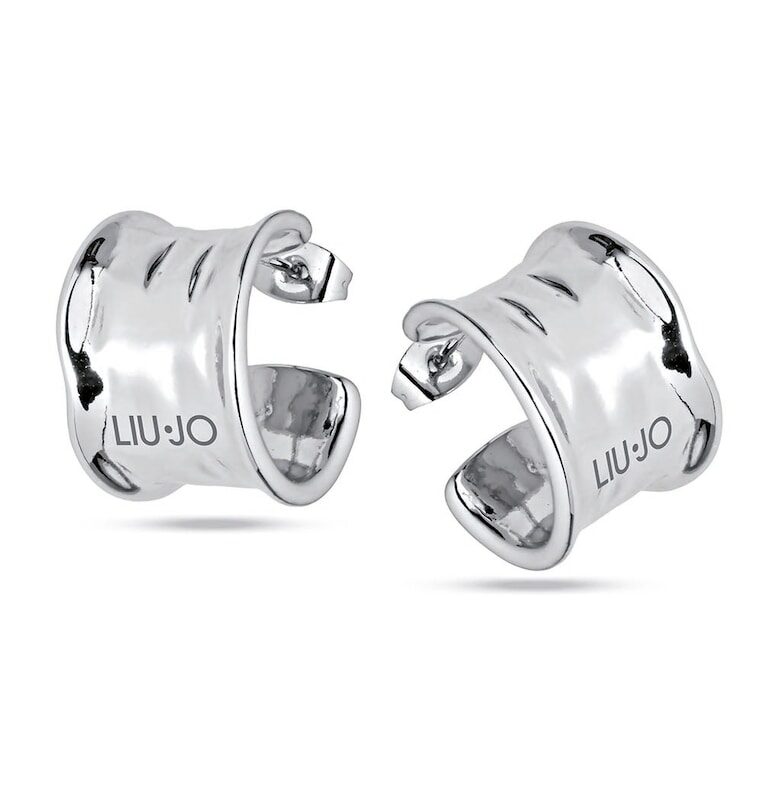 Обеци от неръждаема стомана с лого Liu Jo