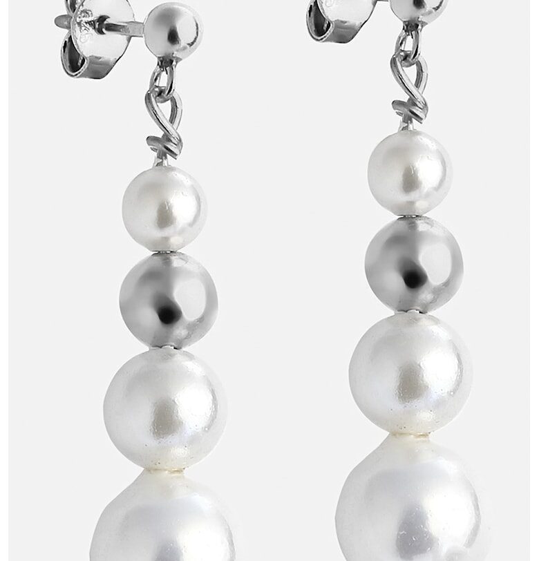 Обеци от стерлингово сребро с перли Meks Jewels