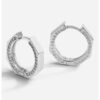 Обеци от стерлингово сребро с циркони Meks Jewels