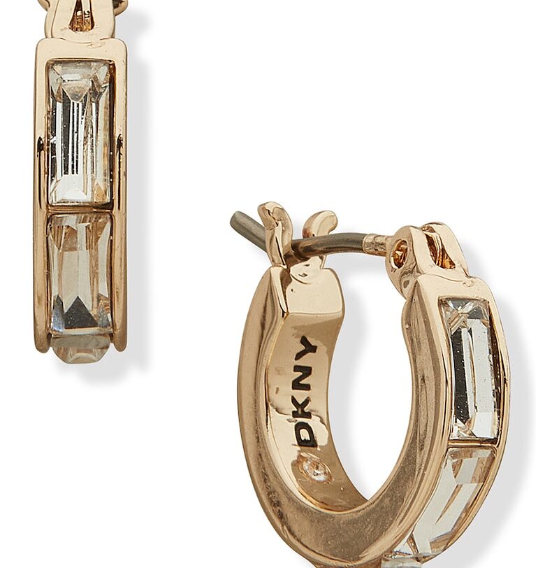 Обеци с кристали Swarovski DKNY