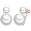 Обеци с покритие от 14K злато и перли Lulu  Jane