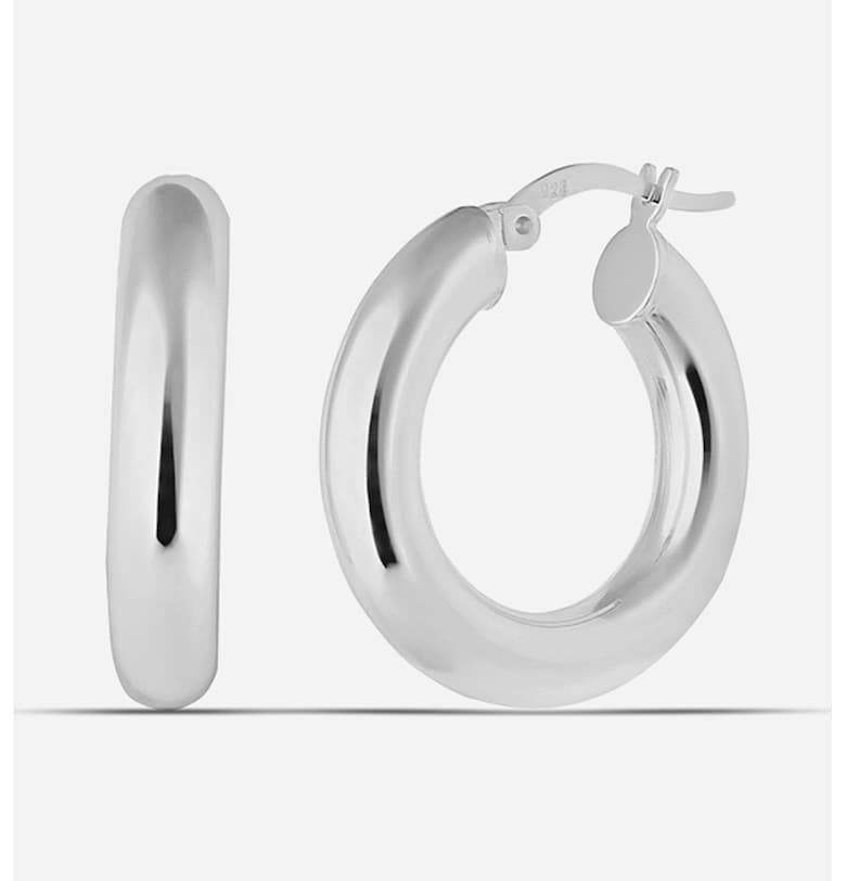Обеци тип халки от стерлингово сребро 925 Meks Jewels
