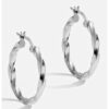 Обеци тип халки от стерлингово сребро Meks Jewels
