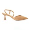 Обувки от велур Citrus с остър връх - Карамел - Dune