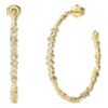 Овални обеци с кристали GUESS