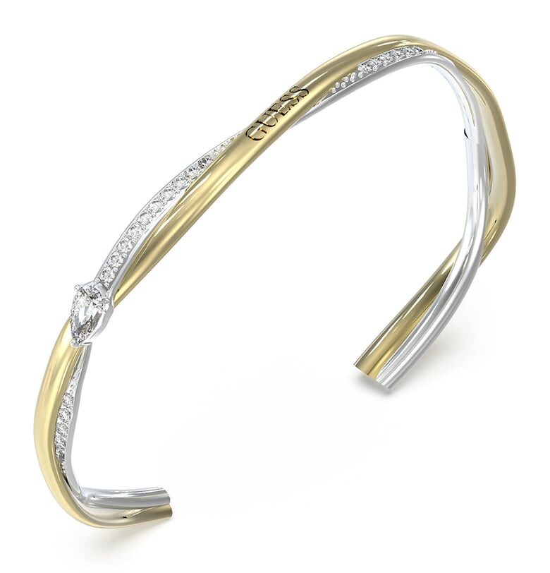 Отворена гривна от неръждаема стомана GUESS