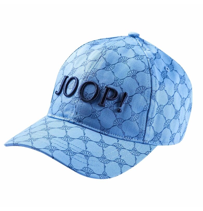 Памучна шапка с бродирано лого Joop