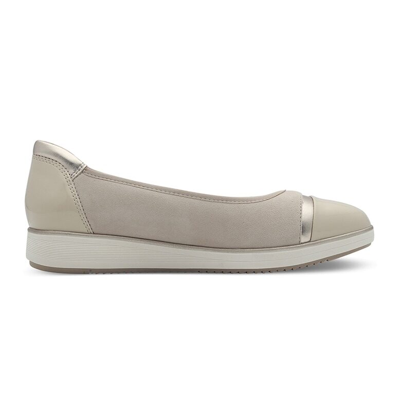 Пантофки с лачени детайли Tamaris Comfort