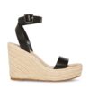 Полускосени сандали от еко кожа Steve Madden