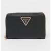 Портмоне Laurel от еко кожа с цип и лого GUESS