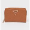 Портмоне Laurel от еко кожа с цип и лого GUESS