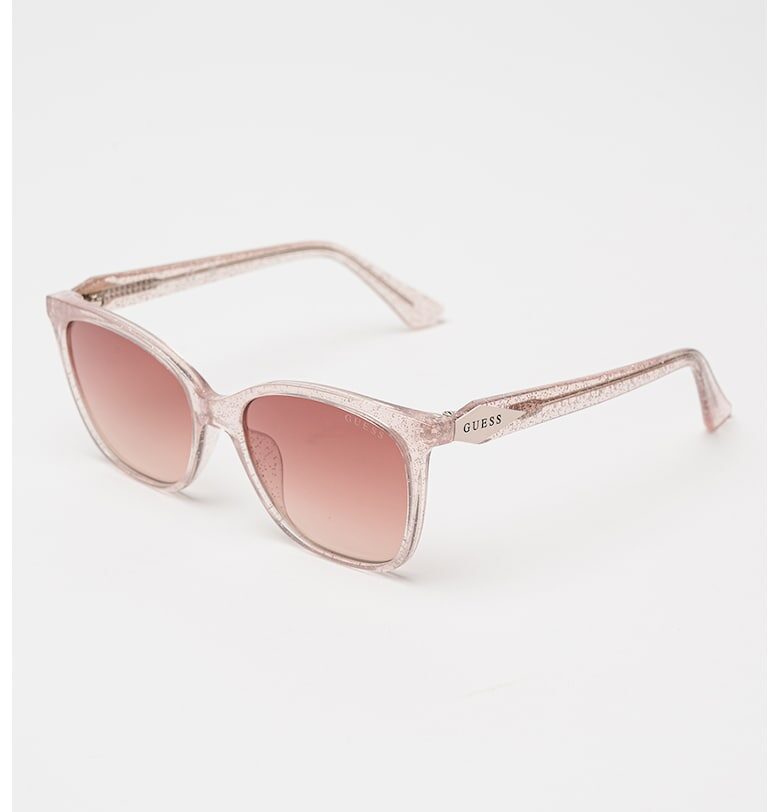 Правоъгълни слънчеви очила с брокат GUESS KIDS