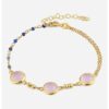 Регулираща се гривна с кварц Meks Jewels