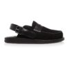 Сабо Martin с кожа с косъм с отворена пета Gemelli Shoes