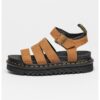 Сандали Blaire от набук с равна платформа Dr Martens
