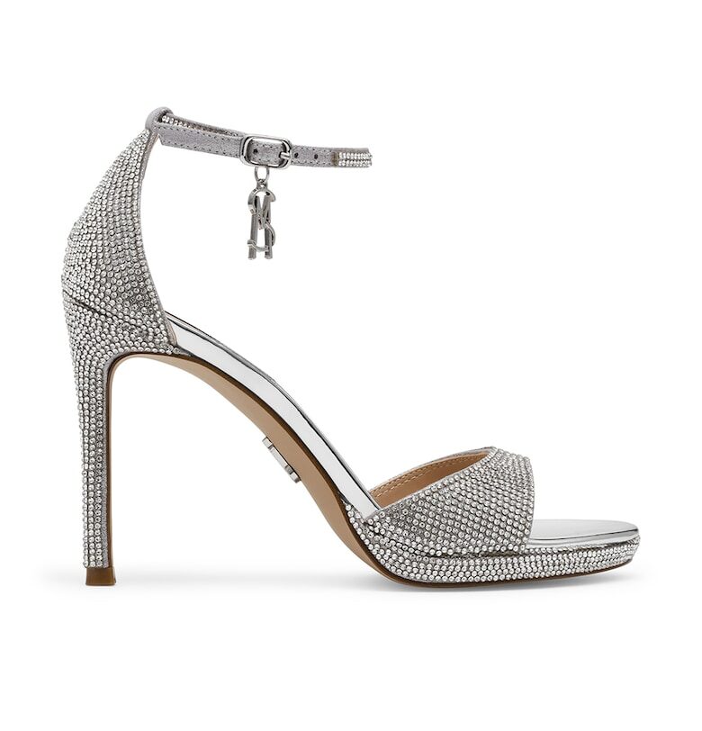Сандали Evers-R с каишка на глезена и декоративни камъни Steve Madden