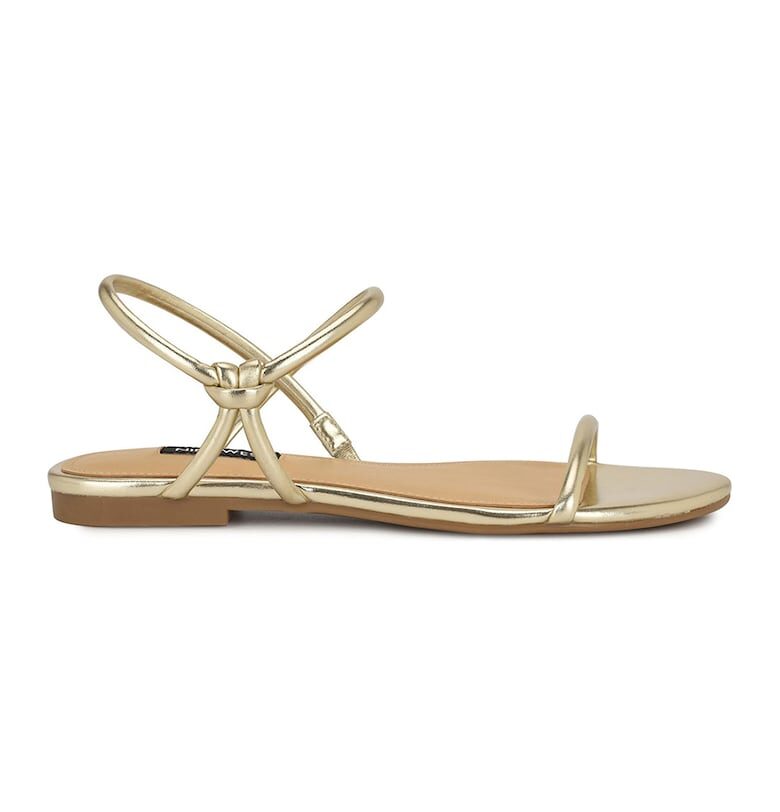 Сандали Maizy с овален връх - Златист - NINE WEST