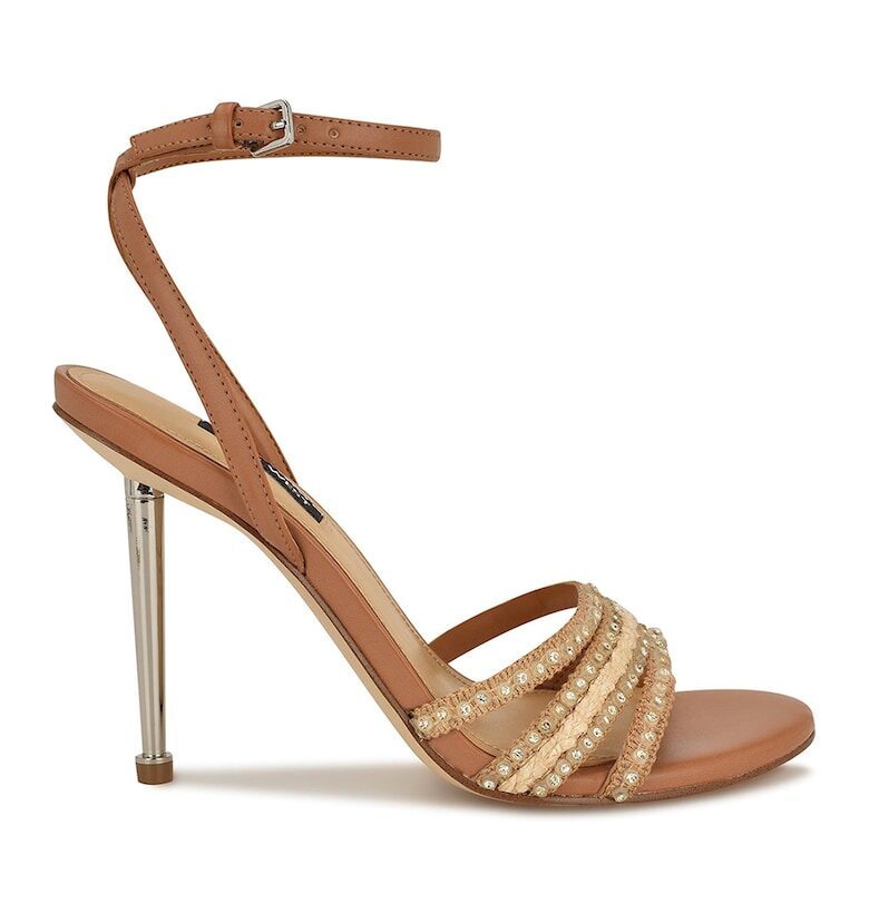 Сандали Reen с апликации - Светлокафяв - NINE WEST