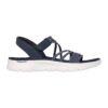 Сандали от еко кожа с велкро Skechers
