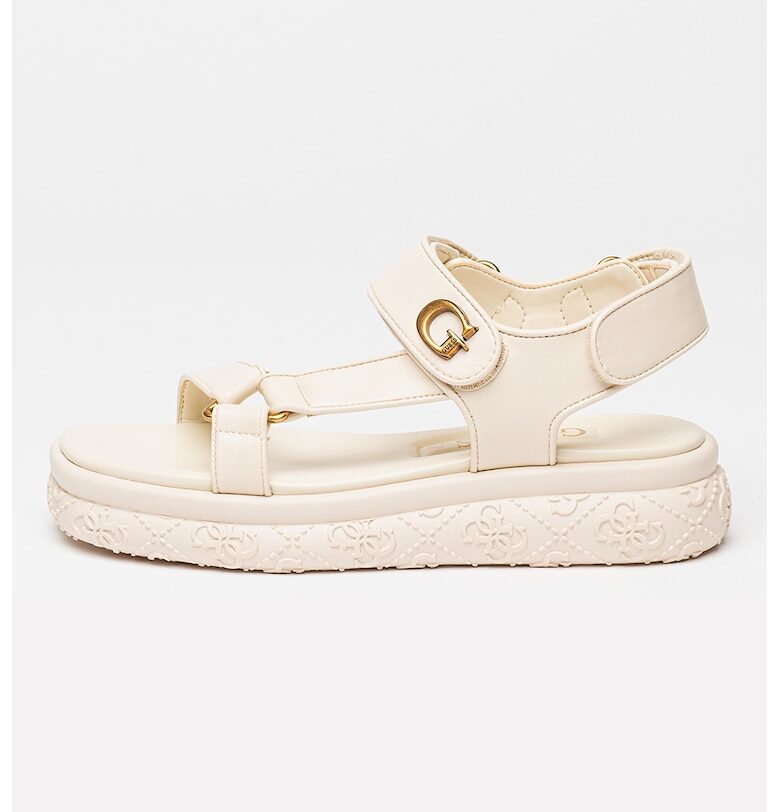 Сандали с равна платформа и велкро GUESS