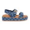 Сандали с равна платформа и отворена пета Steve Madden
