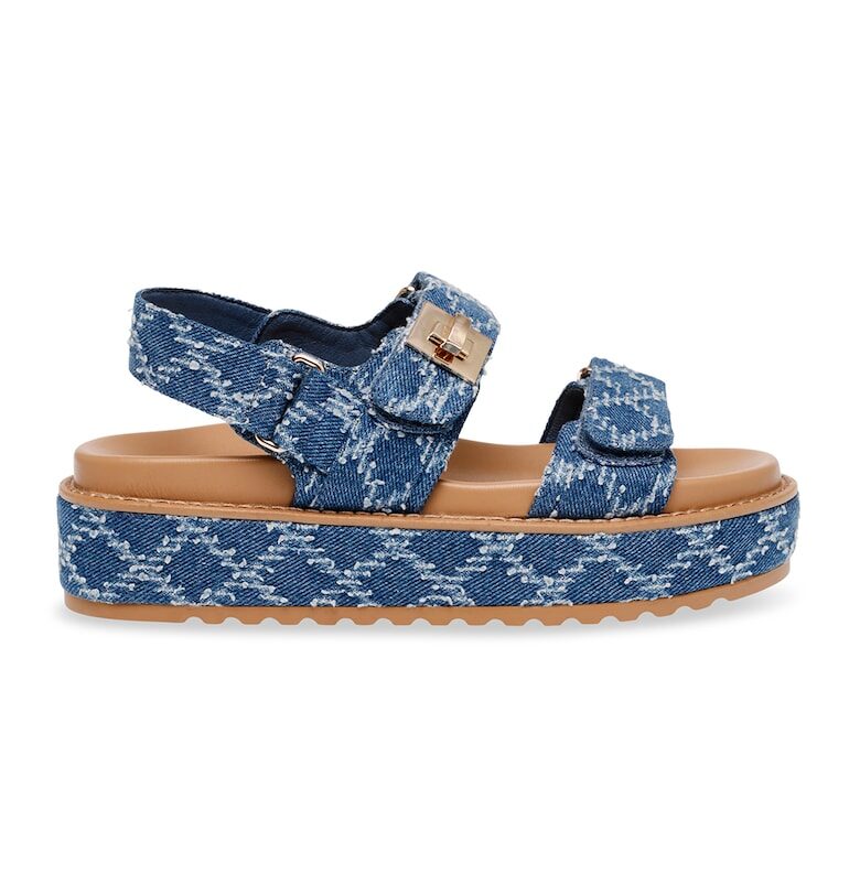 Сандали с равна платформа и отворена пета Steve Madden