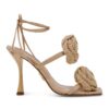 Сандали с ток и флорални апликации Steve Madden