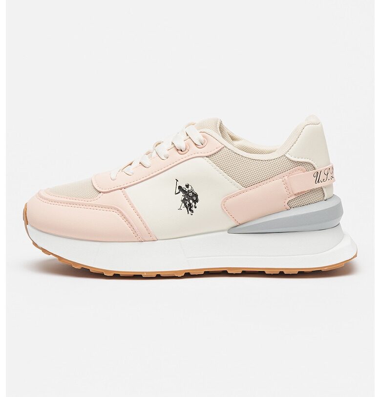 Скосени маратонки с лого US Polo Assn