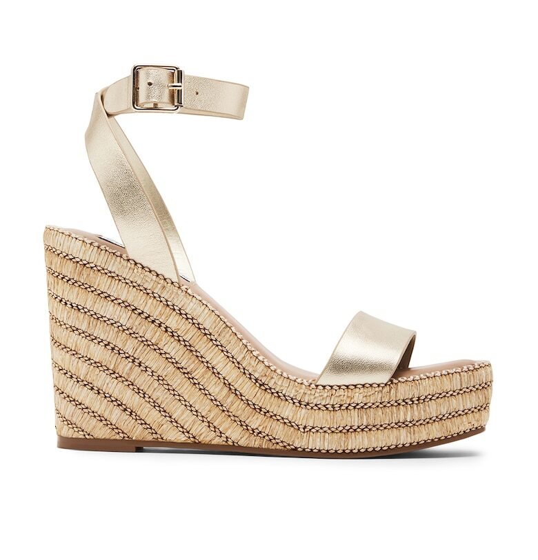 Скосени сандали от кожа и еко кожа Steve Madden