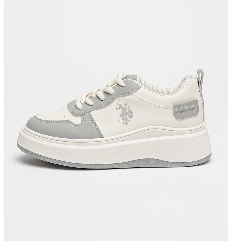 Скосени тренировъчни обувки Chappy от еко кожа US Polo Assn