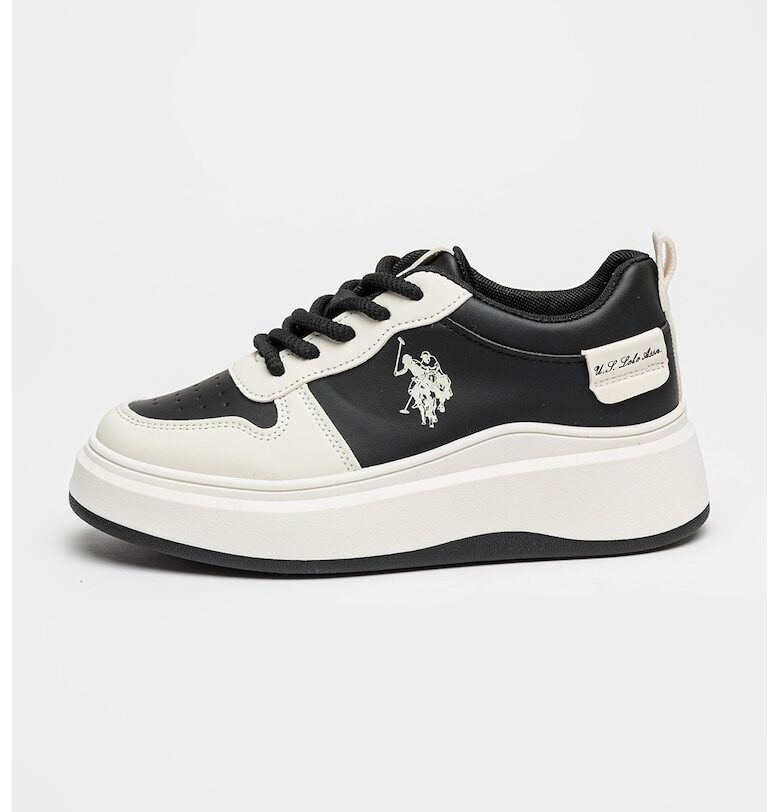 Скосени тренировъчни обувки от еко кожа Chappy US Polo Assn