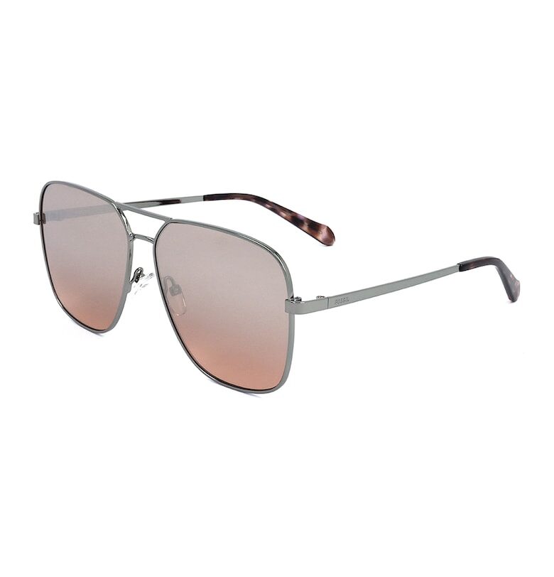 Слънчеви очила Aviator с метална рамка Fossil